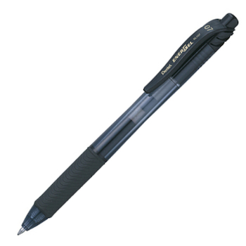 Gelové pero EnerGel X černé 0,7mm