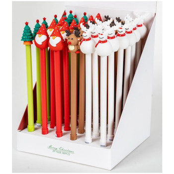 Gelové pero Vánoce 0,5mm mix