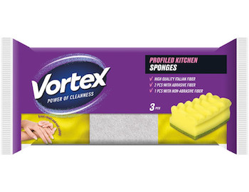 Houbičky kuchyňské profilované 3ks