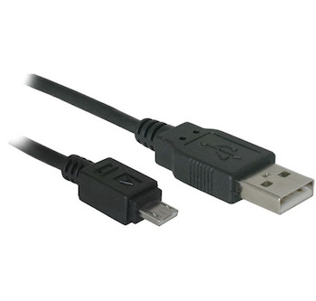 Kabel USB mini/micro A plug/micro 0,6m