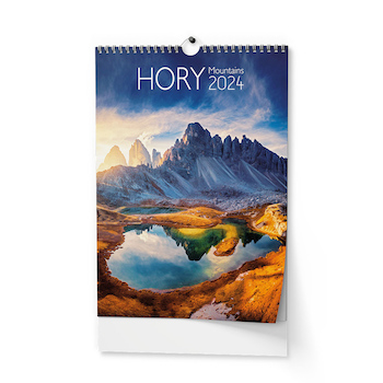 Kalendář nástěnný Hory A3