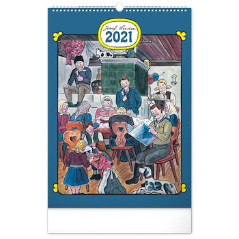 Kalendář nástěnný Josef Lada Tradice a zvyky 2021