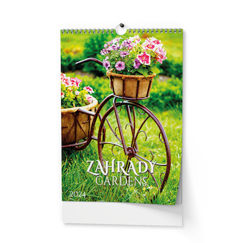 Kalendář nástěnný Zahrady A3