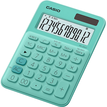 Kalkulačka Casio MS 20UC zelená