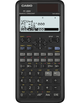 Kalkulačka Casio FC 200 V 2E
