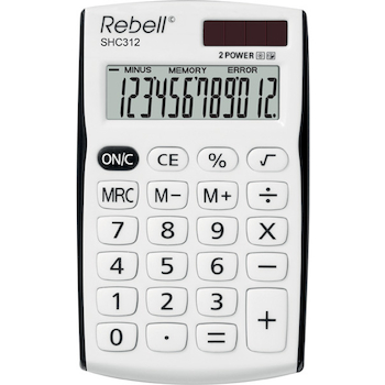 Kalkulačka Rebell SHC312 Plus černá