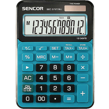 Kalkulačka Sencor SEC-372T modrý