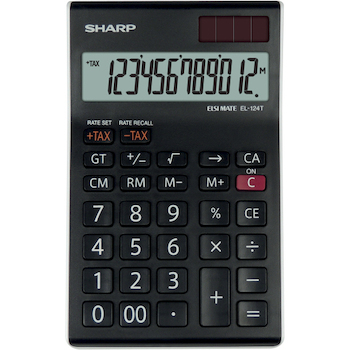 Kalkulačka Sharp EL124TWH