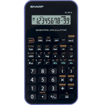 Kalkulačka Sharp EL501X fialová