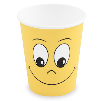 Kelímky papírové Smile 0,28l 10ks