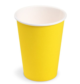 Kelímky papírové žluté 0,24l 10ks