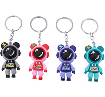 Klíčenka s kroužkem Kosmonaut