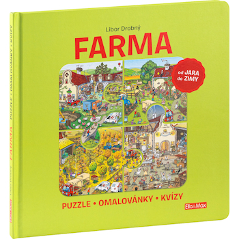 Kniha Farma - puzzle, omalovánky, kvízy