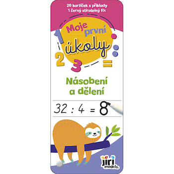 Kniha Moje první úkoly Násobení a dělení