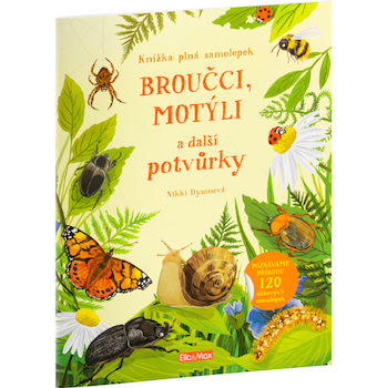 Kniha samolepek Broučci, motýli