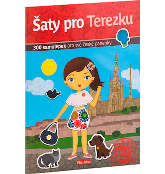 Kniha samolepek Šaty pro Terezku