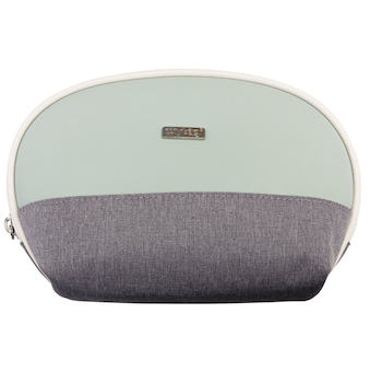Kosmetická taška kulatá Grey mentol