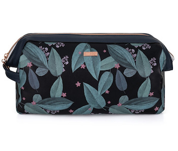 Kosmetická taška velká Dark leaves