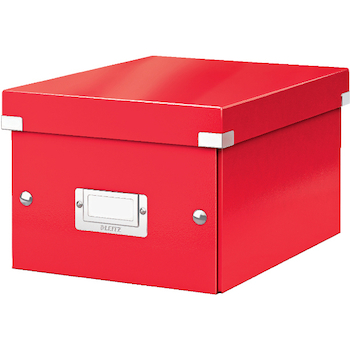 Krabice archivační CLICK-N-STORE A5 červená