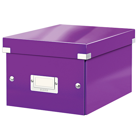 Krabice archivační CLICK-N-STORE A5 fialová