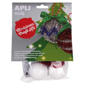 Kreativní sada Apli Vánoční kuličky