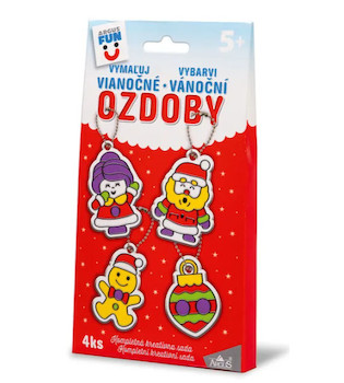 Kreativní sada Vánoční ozdoby Holka