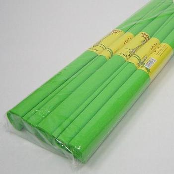 Krepový papír zelený světlý