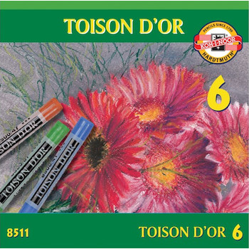 Křída suchá TOISON D&#039;OR 6 ks