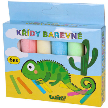 Křídy na chodník 6ks