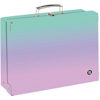 Kufřík dětský hranatý Oxy NEXT Ombre Pink