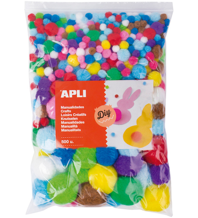 Kuličky dekorační Pom Pom 400ks