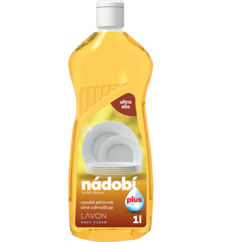 Prostředek na nádobí lemon Plus 1l