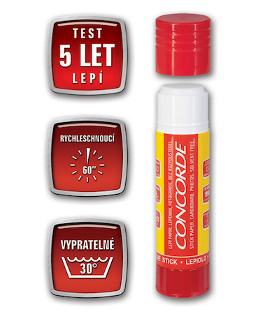 Lepidlo tyčinka Concorde 8g