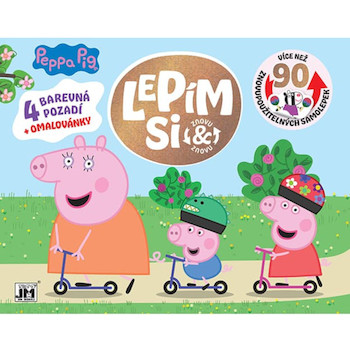 Lepím si znovu a znovu Prasátko Peppa