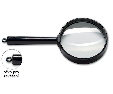 Lupa 40 mm plastová obruba