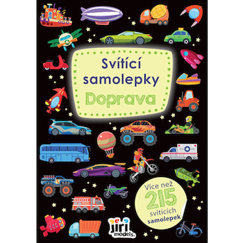 Samolepky svítící Doprava