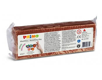 Modelína Primo 550g hnědá