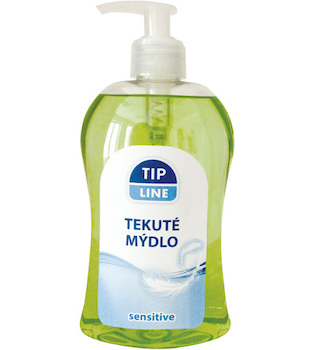 Mýdlo tekuté Tip Line 500ml pumpička sensitive