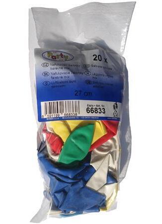 Nafukovací balónky 27cm 20ks