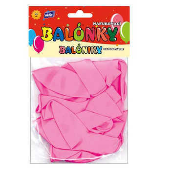 Nafukovací balónky 30cm 12ks růžové