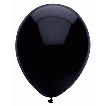 Nafukovací balónky černé 25cm 100ks