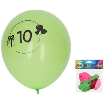 Nafukovací balónky s číslem 10