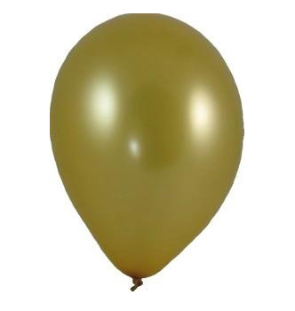 Nafukovací balónky zlaté 25cm 100ks