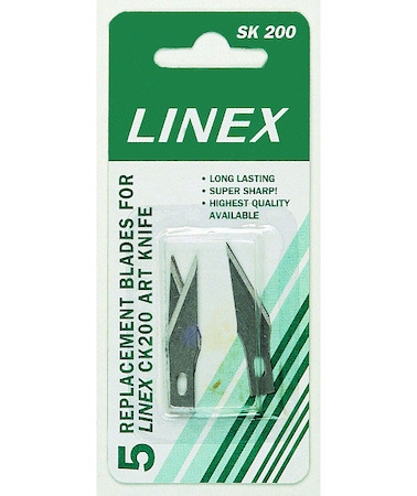 Náhradní břity pro skalpelový nůž Linex CK200 5ks