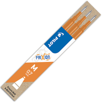 Náplň do rolleru FRIXION oranžová 0,7 mm 3ks