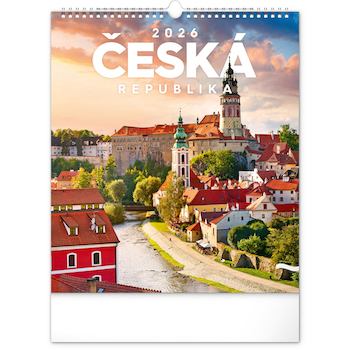 Nástěnný kalendář Česká republika 30×34cm