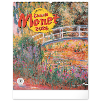 Nástěnný kalendář Claude Monet 48×56cm