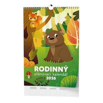 Nástěnný kalendář Rodinný A3