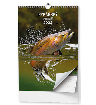Nástěnný kalendář Rybářský kalendář A3