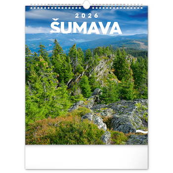 Nástěnný kalendář Šumava 30x34cm